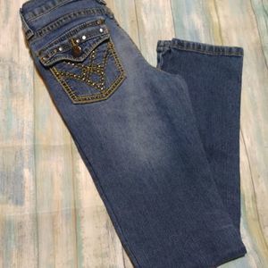 Karma Blue Denim Blue Jeans Girls Size 12